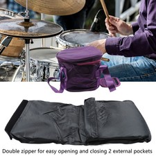 Music Bowl Storage Bag Crystal Singing Bowl Carrying Case With 2 External Poc UK