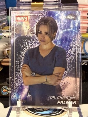 2025 Topps Marvel Studios Chrome #S-66 Dr. Christine Palmer Snap /99 TZ 14K