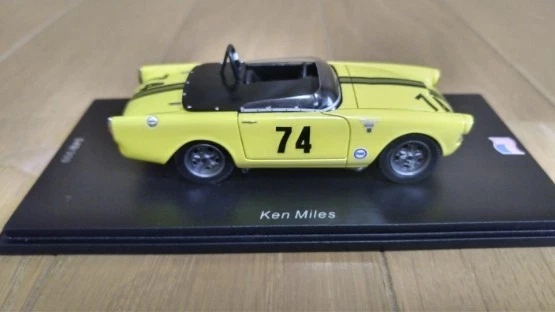 Modellino auto Spark 1/43 Sunbeam Tiger #74 1964 Badger 200 2nd Place K. Miles - Immagine 4 di 4