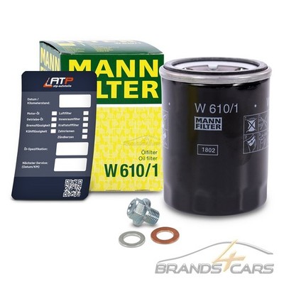 MANN ÖLFILTER+ÖLABLASS-SCHRAUBE FÜR SUZUKI SAMURAI SJ-413 1.3 SWIFT 1.3 1.5 1.6