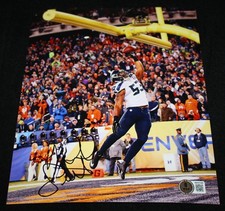 Malcolm Smith signed 8 x 10, Seattle Seahawks, USC, Beckett BAS 4W431503