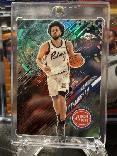 2025 Topps Chrome Cade Cunningham Refractors Aqua (RAW)