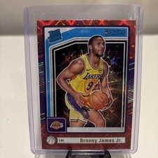 2024-25 Donruss BRONNY JAMES JR. Rated Rookie International Red #243 LAKERS