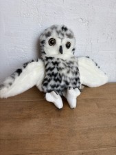 Folkmanis Hand Puppet - Small Snowy Owl Puppet - 8 inches