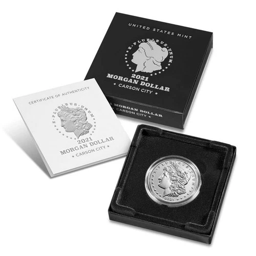 2021 CC Privy Mark 100th Anniversary $1 Morgan Silver Dollar W/ OGP