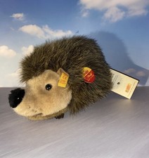 Steiff Joggi Hedgehog Classic Plush Stuffed Animal Soft Toy 6 Inches Handmade
