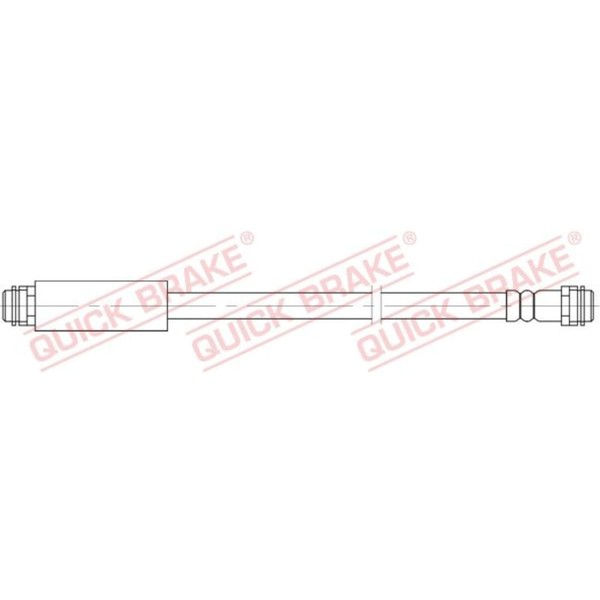 Quick Brake Bremsschlauch Hinterachse Rechts Innen Passend FüR Mercedes Vaneo |-image