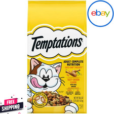 Temptations Tasty Chicken Flavor Adult Dry Cat Food, 3.15 lb. Bag, free shipping 3.33 per pound