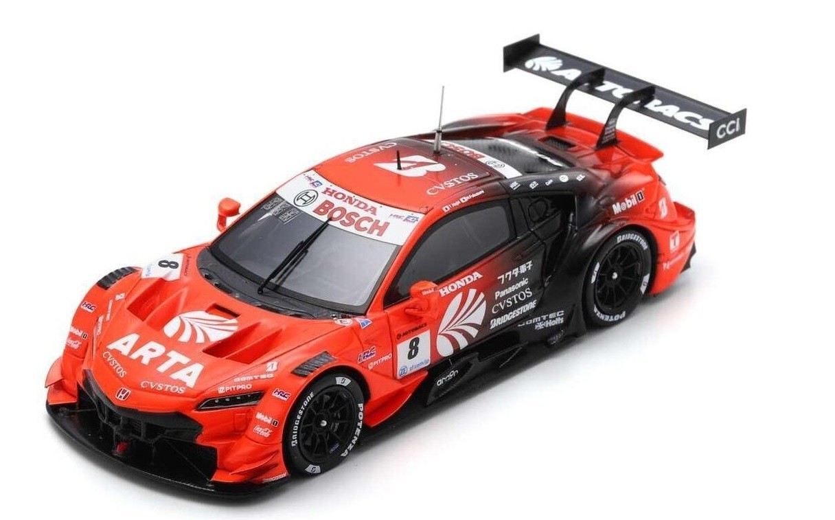 Honda NSX-GT #8 ARTA Super GT 2022 Spark voiture miniature Tomoki Nojiri 1/43