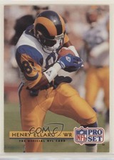 1992 Pro Set Henry Ellard #219 0q1p