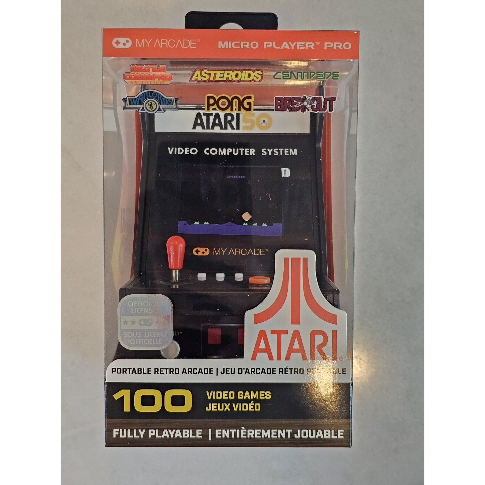 Pro: 100 Video Games, 6.75" Mini Arcade Machine