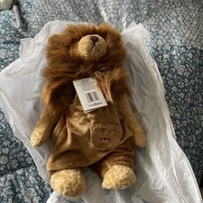 Charlie Bears Snooze with Lion outfit bear 12” Standing Tag never displayed 
