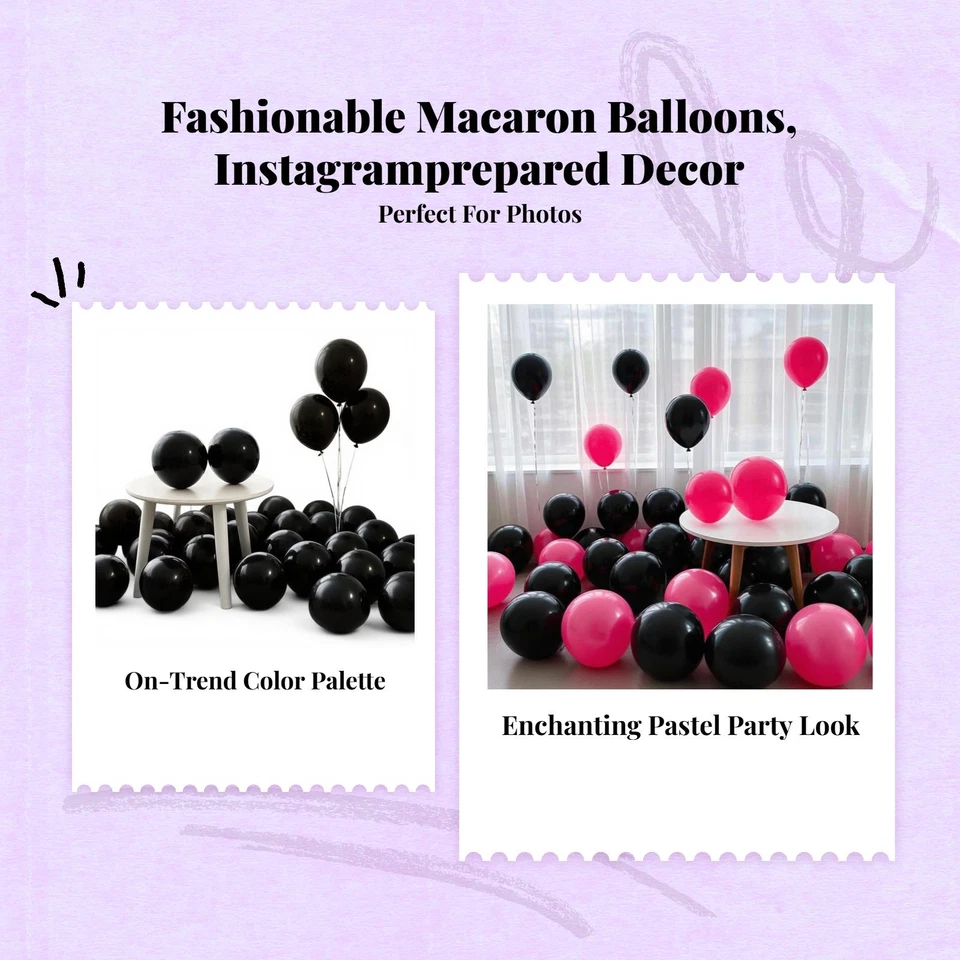 Palloncini Pastello Macaron Decorazioni Feste Kit Festone - Immagine 3 di 4