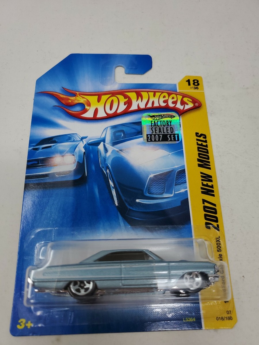 2007 Hot Wheels #18 New Models Light Blue 1964 Ford Galaxie
