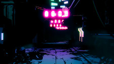 Anime cyberpunk edgerunners screenshot lights neon Playmat Gaming Mat Desk