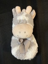 Stephan Baby Gray White Plush Giraffe rattle 2015 Stuffed Animal Toy