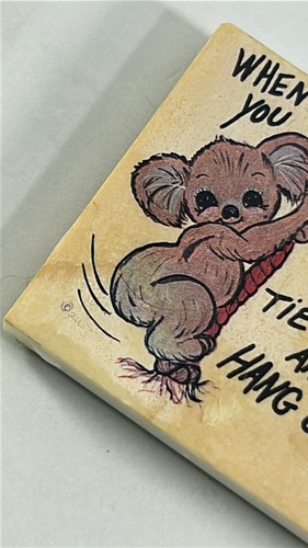 Lot 2 Vtg 80s Refrigerator Magnets Mouse End of Your Rope Grandma You're Special - Picture 5 of 10