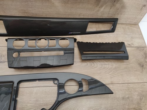 BMW E60 M5 2004-2007 Carbon Fiber Interior Trim Set Fits All E60 Pre LCI - Picture 4 of 10