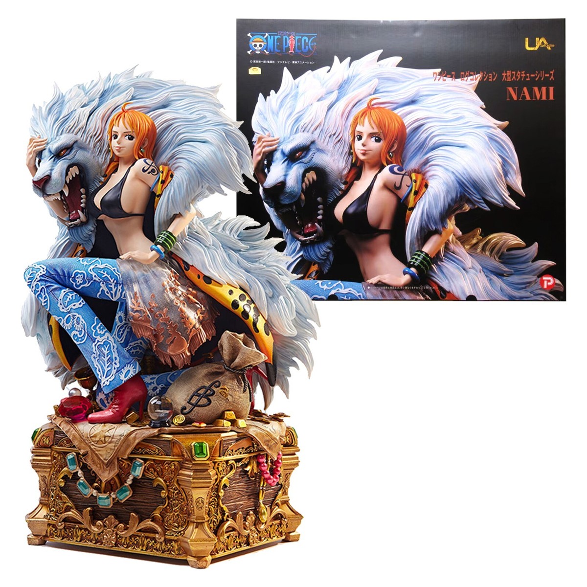 ONE PIECE Log Collection Large Statue Series NAMI Figure Straw Hat