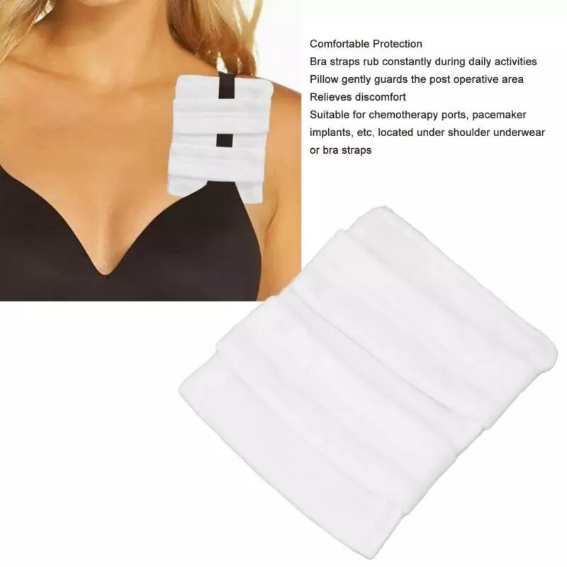 Pacemaker Post Surgery Bra Strap Protector Pad Soft Chest Comfort