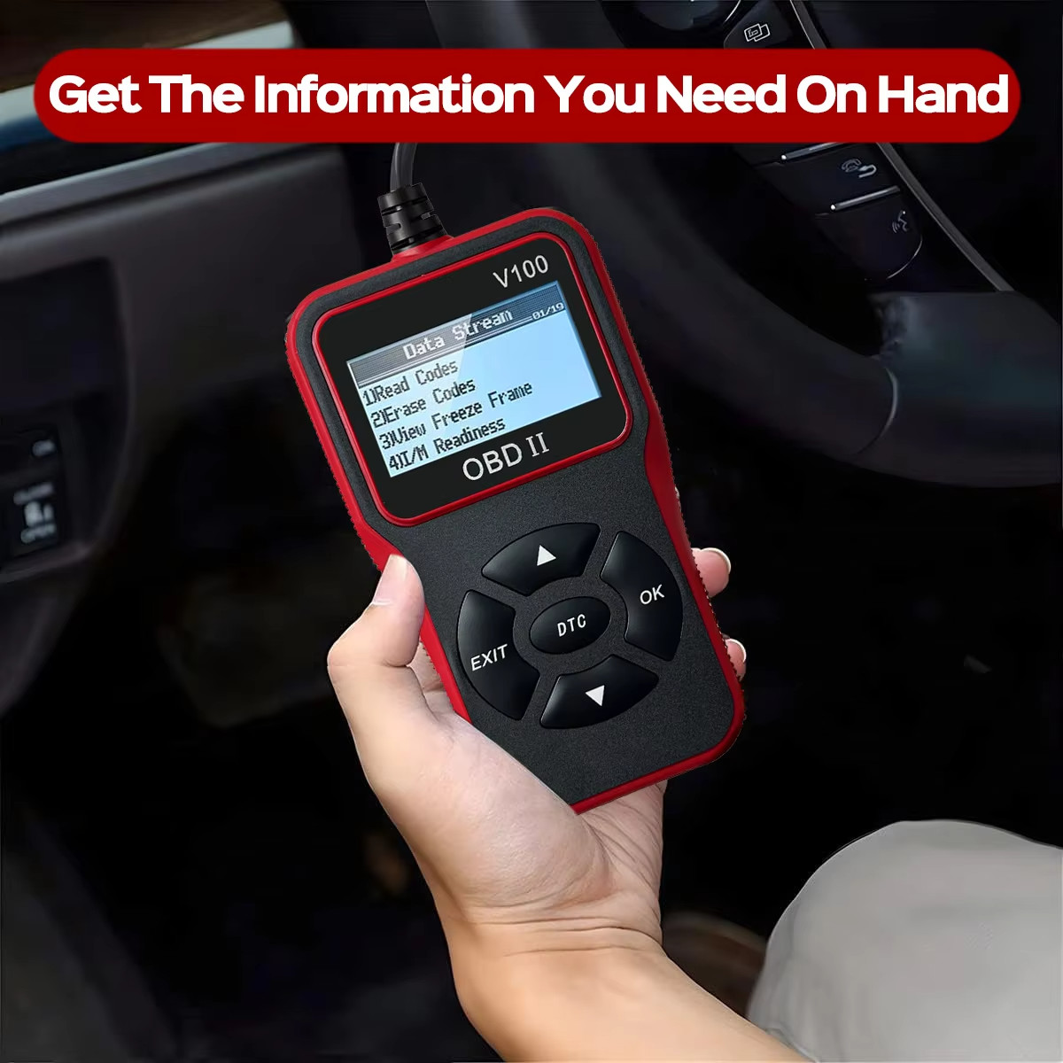 Scanner OBD2 per Auto, Lettore Codici Guasti Motore e Test Batteria Diagnostico - Miniatura 7