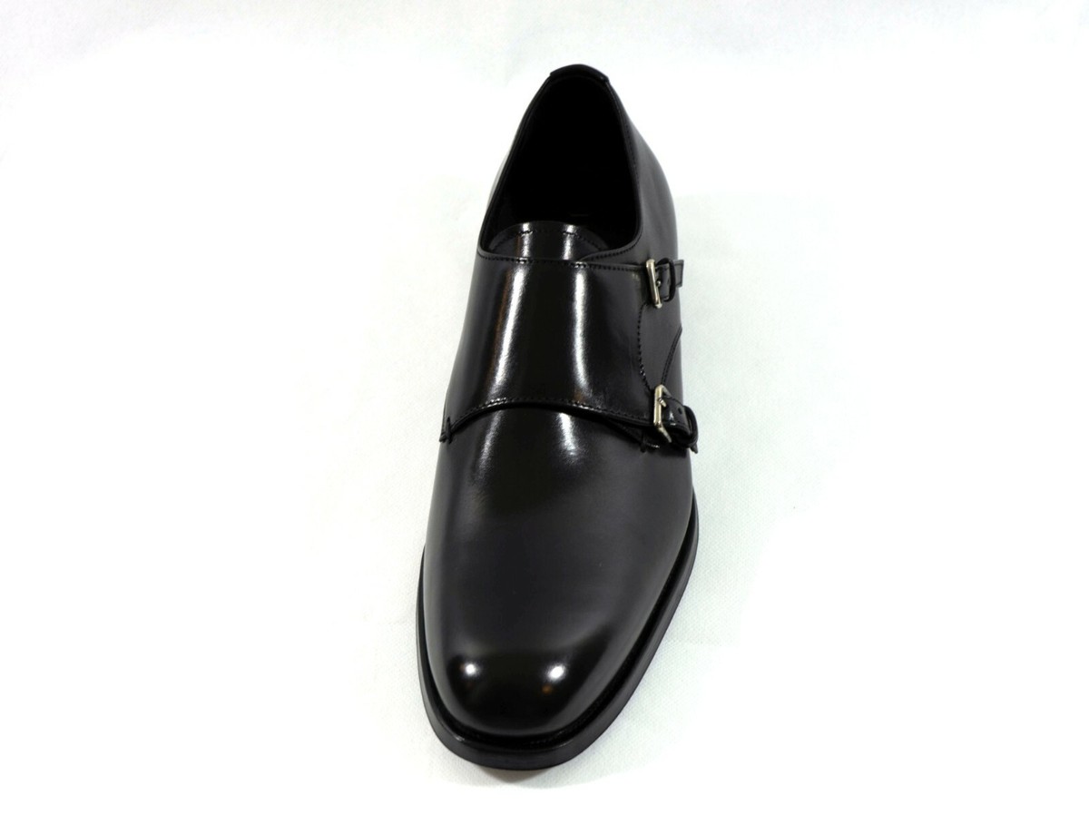New Authentic PRADA Black Leather Monk Strap Shoes Oxford New Authentic PRADA Black Leather Monk Strap Shoes Oxford