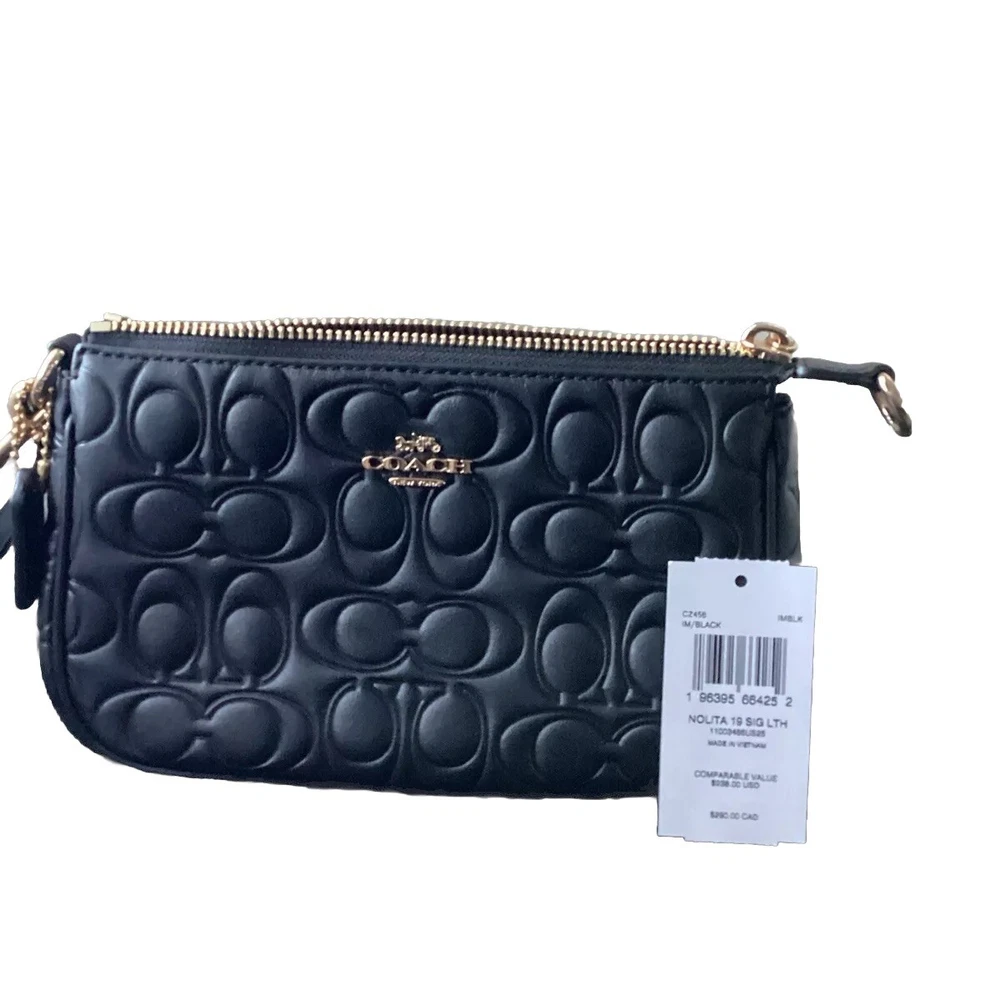 Coach Nolita 19 In Signature Leather CZ456 Pink