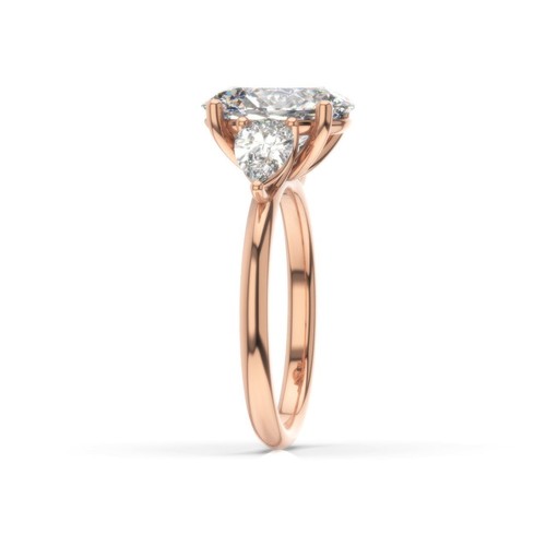 IGI Certified Diamond Engagement Ring VVS2 E Oval 1.90 Ctw Lab-created Sparkling - Picture 12 of 12
