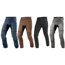 Mens Motorcycle Jeans Trousers - Trilobite Parado Double Layer Slim Fit