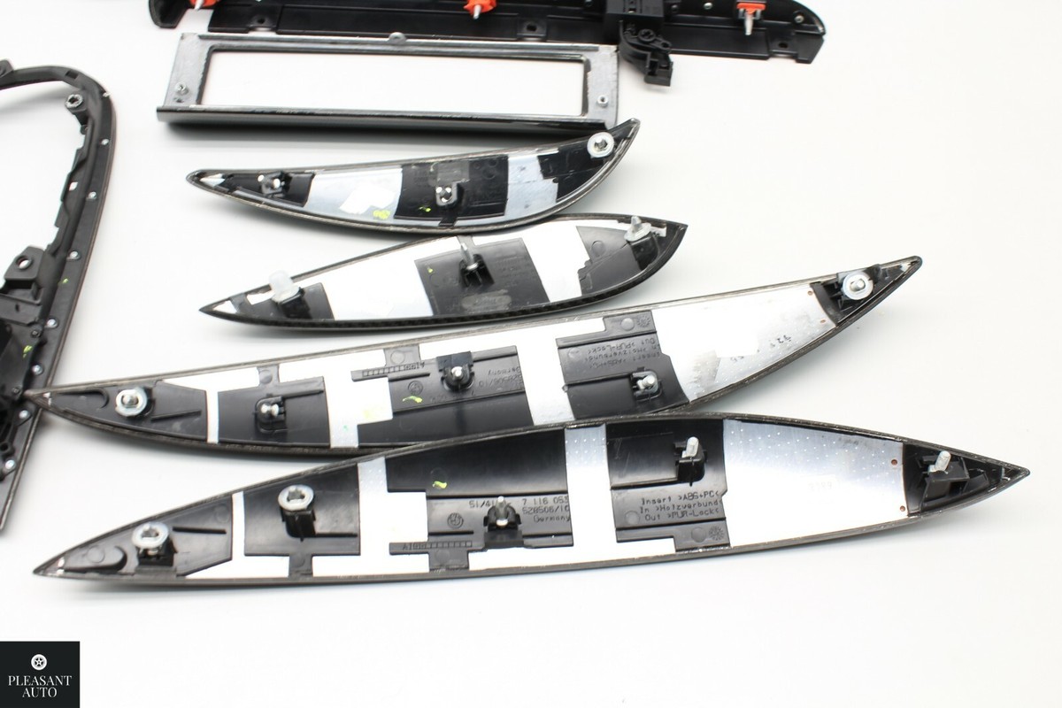 2pcs Door Speaker Frame Carbon Fiber Cover For BMW 650i 645Ci M6 E63 E64 04-10
