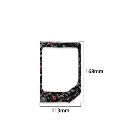 For Toyota Tundra 2014-18 Genuine Carbon Fiber Gear Shift Knob Lever Panel Trim