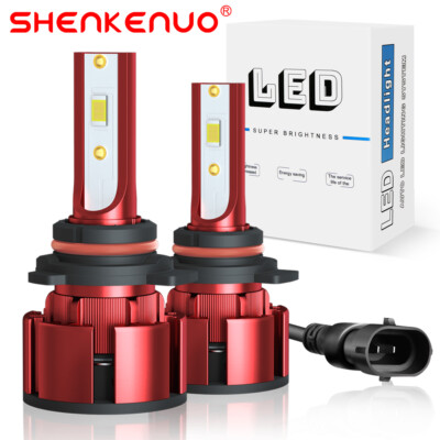 For 2015-2023 Dodge Challenger 2pc 9012 LED Headlight High Low Beam Bulbs 6000K