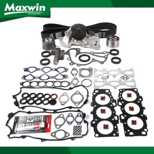 Head Gasket Set Timing Belt Kit Water Pump Fit Hyundai Santa Fe Kia Optima 2.7L