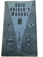 1949 Ohio's Drivers Manual Vintage Traffic Rules and Regulations