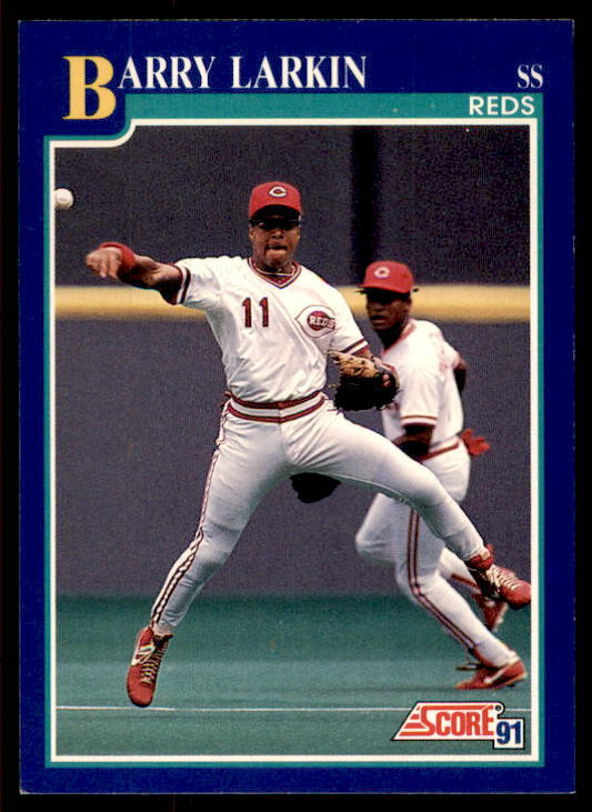 1991 Score Baseball Card #505 Barry Larkin | eBay