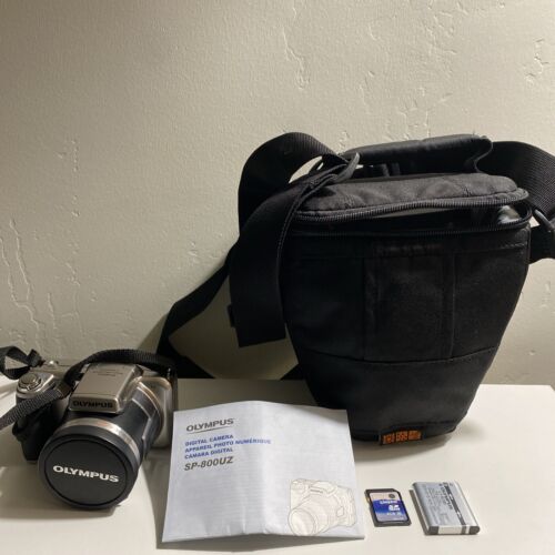 Olympus SP-800UZ Compact Digital Camera 14MP 30x Zoom Lens/Battery, Memory, Bag - Picture 1 of 7