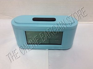 Pottery Barn Teen Pbt Digital Alarm College Dorm Room Clock Blue