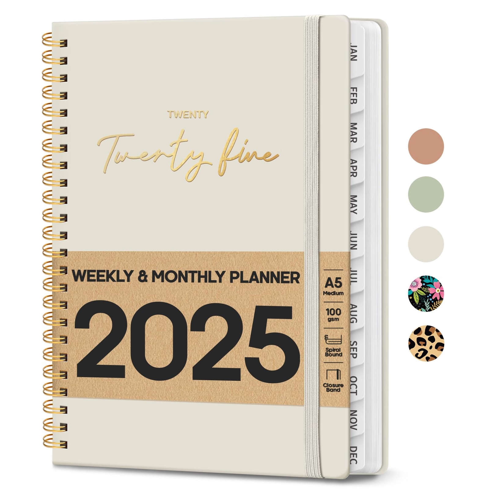 2025 Planner - Weekly and Monthly Planner January 2025 to December 2025 Hardc...