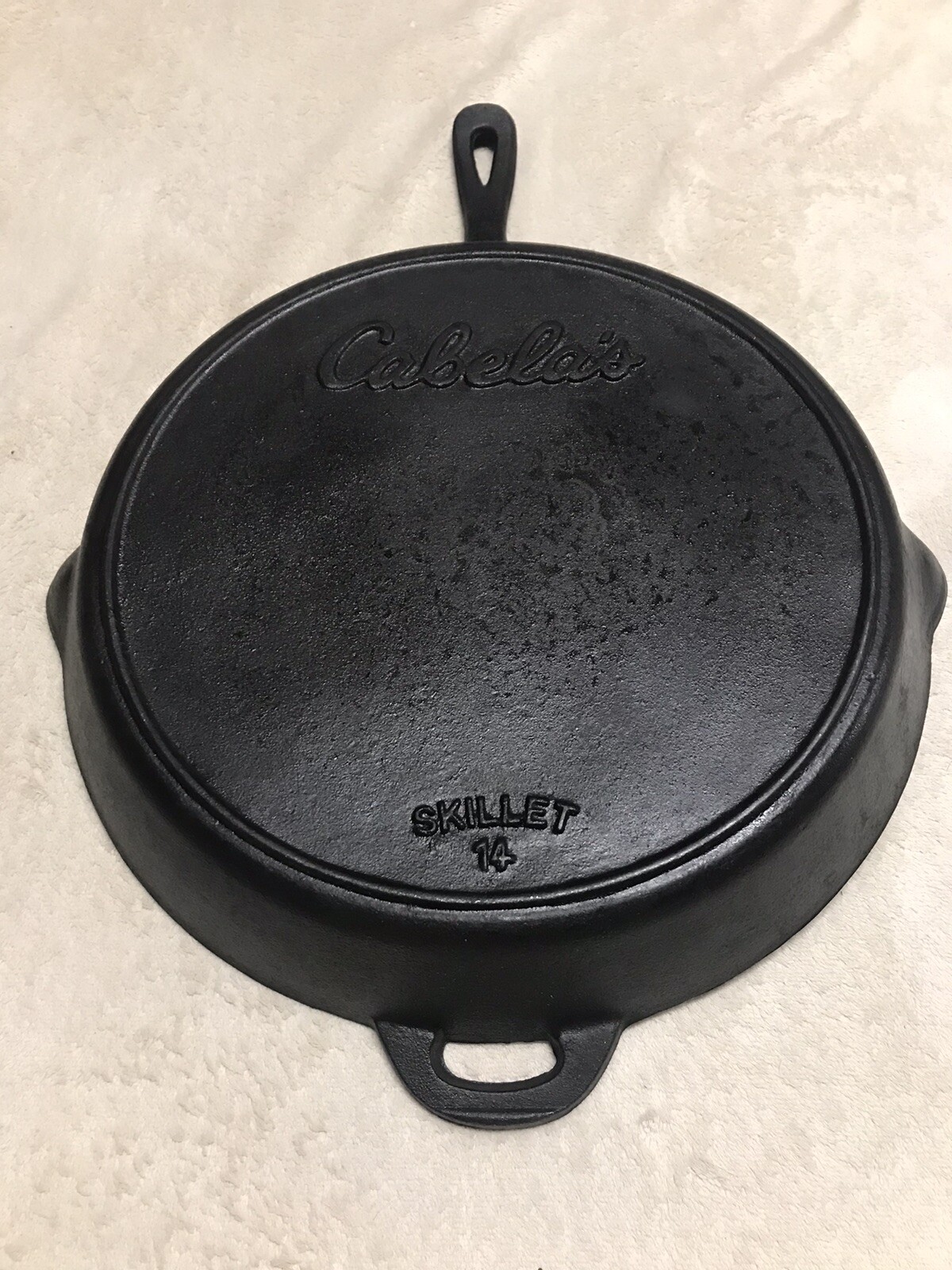 Cabela’s 14 Cast Iron Skillet eBay