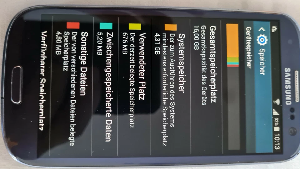 Samsung Galaxy S3 Neo GT-I9301 - 16GB - blau "ok" LINEAGEOS ! (Ohne Simlock), Foto 4 von 5
