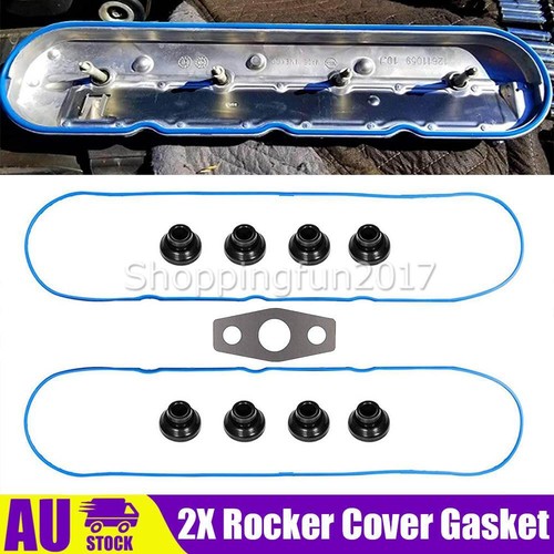 2x Rocker Cover Gasket Fit HOLDEN COMMODORE LS1 LS2 LS3 5.7 6.0 VT VX ...