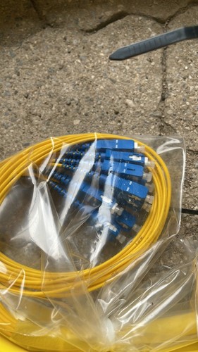 60 m (2,50 € m) fibre optique JDSU Breakout 12 cœurs G657A - Photo 4/6