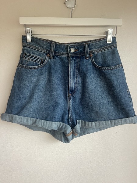 ROXY Blue Denim Jean Shorts Size 27 Au 8