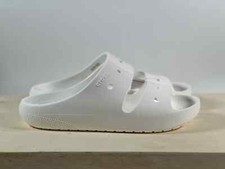 Crocs Adults' Classic 2 Strap V2 Sandals White