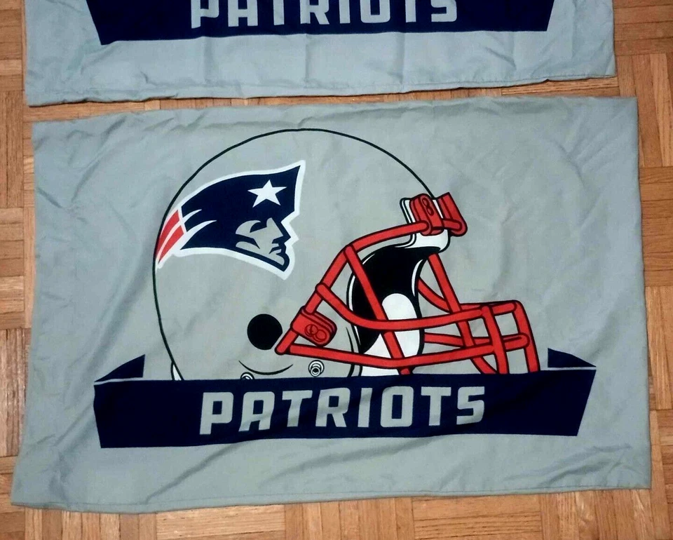 Fundas de almohada estándar de poliéster New England Patriots NFL 2 Foto 3 de 4