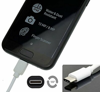 3X Cavo Dati USB Tipo C Caricatore Cavo Di Ricarica Per LG G8S ThinQ 4251511103018