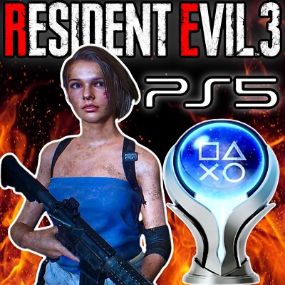 Resident Evil 3 PS5 Platinum Trophy Service - 100% Legit and Very Fast!