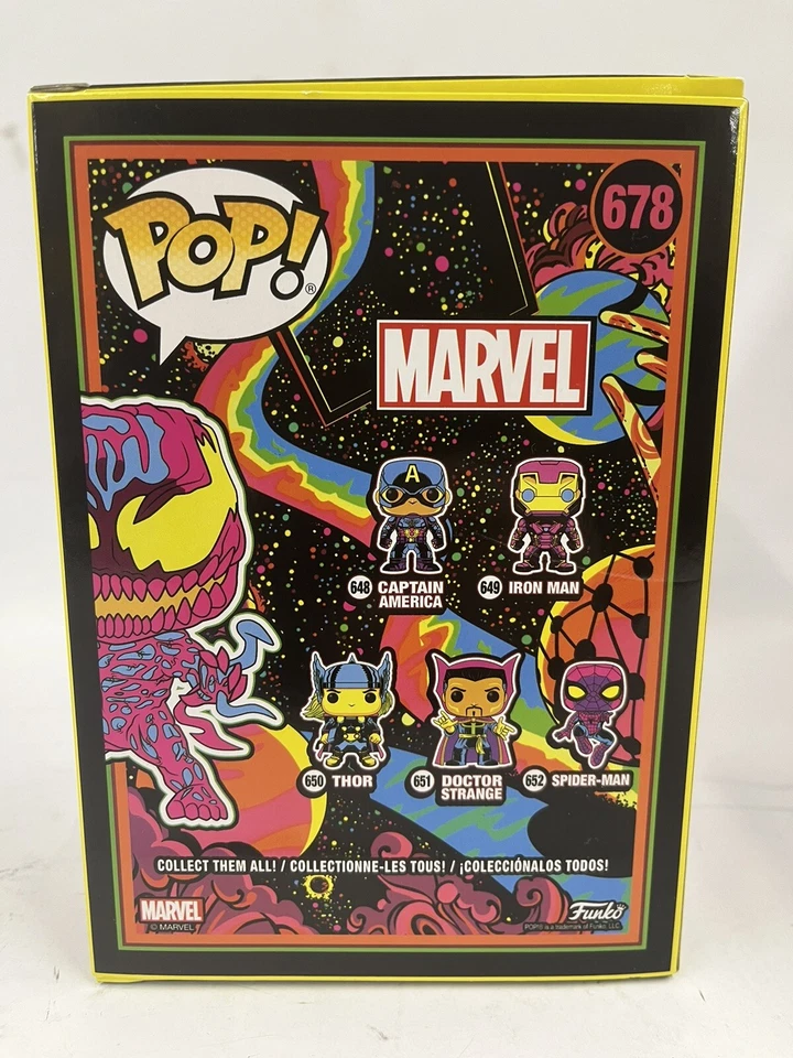Funko POP Marvel Carnage Blacklight 678 Funko Shop Exclusive - Imagem 2 de 4