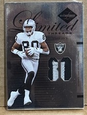 Jerry Rice 2005 Leaf Limited Threads 2 Color Jersey Prime Patch #16/80 SP RARE