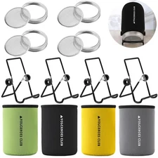 Sprouting Lids Growing Kit - 316 Stainless Steel Sprouting Lids for 86mm Wide...